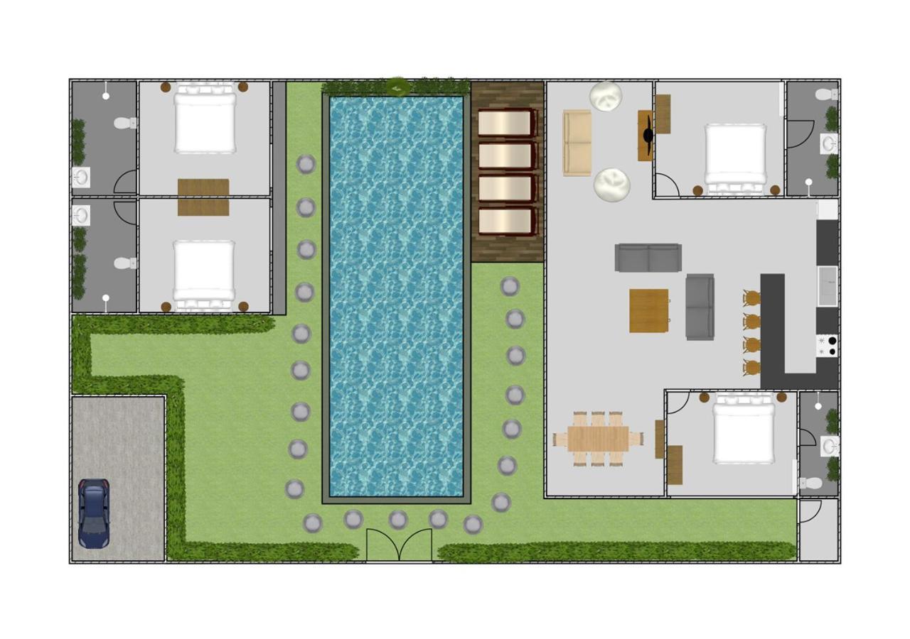 סמיניאק Villa Tinn Tamm By Optimum Bali Villas מראה חיצוני תמונה